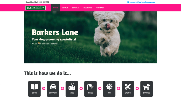 Barker's Lane Website